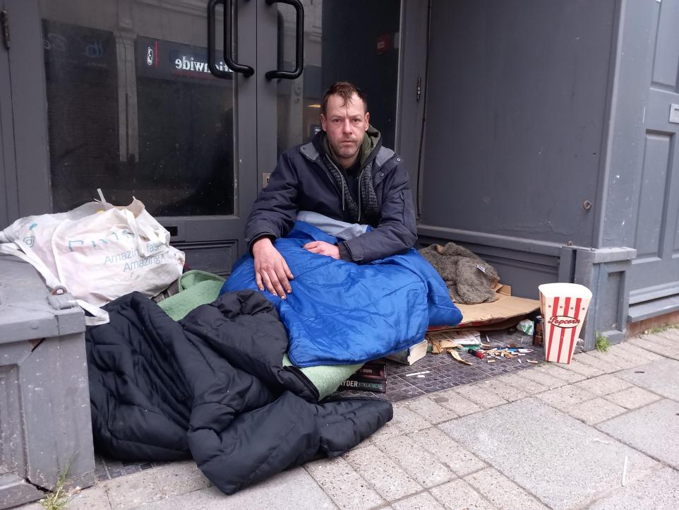 Alex Lockhart has been homeless for six years (Image: The Argus)